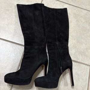 Veronica Beard Dali Womens Suede Heels Knee-High Boots size 6.5
